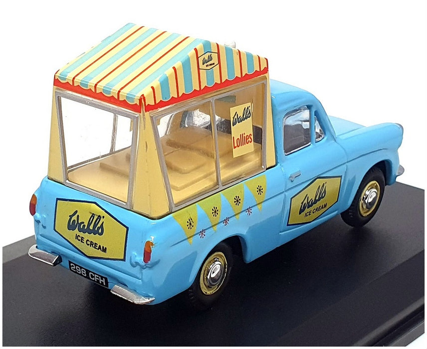 Oxford Diecast 1/43 Scale ANG018 - Ford Anglia Van Walls Ice Cream - Lt Blue