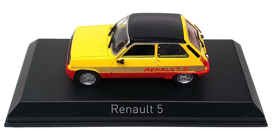 Norev 1/43 Scale 510536 - 1978 Renault 5 Monte Carlo - Yellow/Red/Black