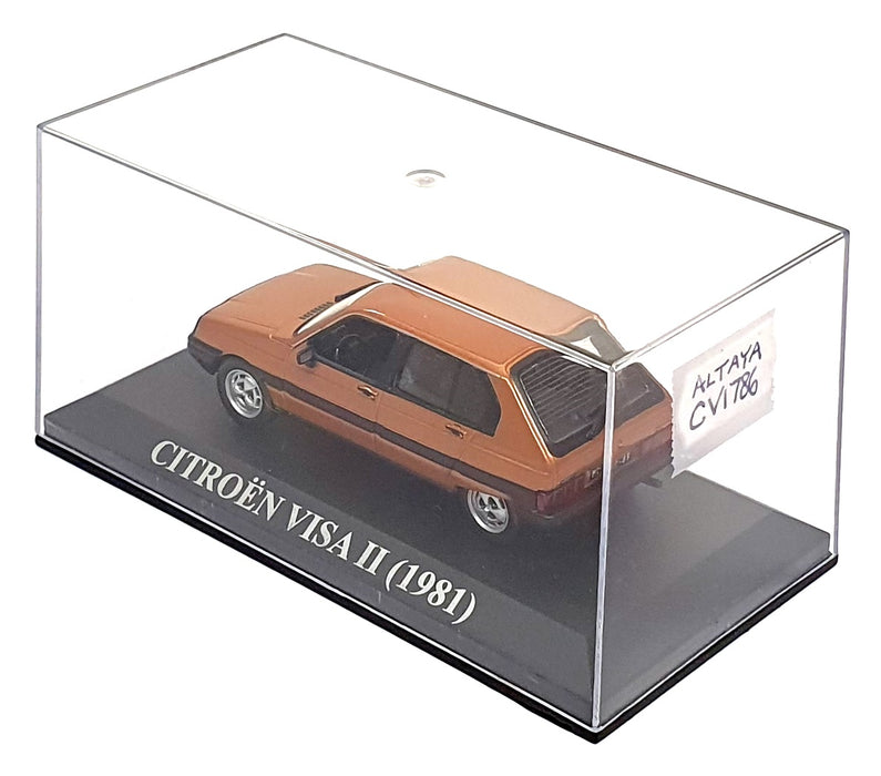 Altaya 1/43 Scale Diecast CV1786 - 1981 Citroen Visa II - Met. Copper