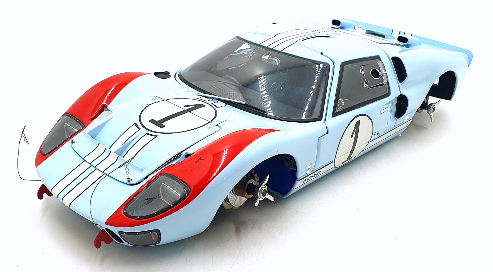 GMP 1/12 Scale G1201315 - 1966 Ford Gt40 Le Mans #1 Miles/Hulme