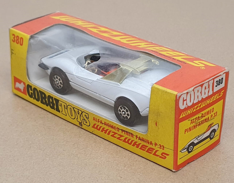 Corgi Toys Original Diecast 380 - Alfa Romeo Pininfarina P.33 - White
