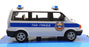 Cararama 1/43 Scale 210226N - Volkswagen 02 Police Van - White