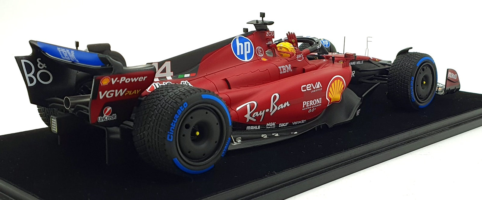 Look Smart 1/18 Scale LS18F1073 F1 Ferrari SF-23 Test Livery 2025 Lewis Hamilton