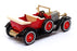 Matchbox Appx 10cm Long Y-2 - 1914 Vauxhall Prince Henry - Red/Silver/Black