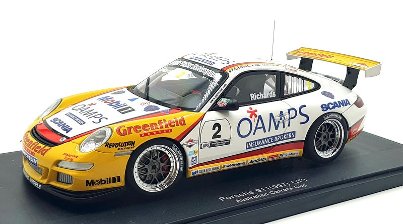 Autoart 1/18 Scale Diecast 80670 - Porsche 997 GT3 Carrera Cup 2006 Richards