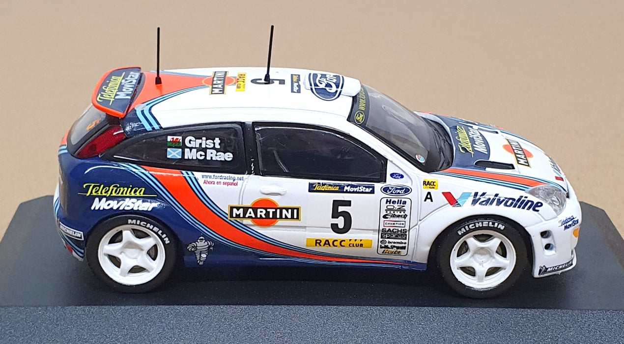 Altaya 1/43 Scale FF005 - Ford Focus WRC #5 Rally Catalunya 2000 McRae/Grist