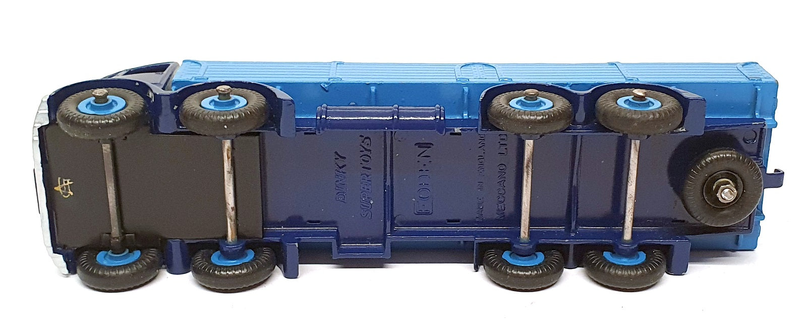 Dinky Toys 901 - Foden Diesel 8-Wheel Wagon - Dk. Blue/Blue REPAINT