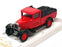 Solido 1/43 Scale 4408 - Citroen C4 Truck Bois Alaizard Charbons - Red