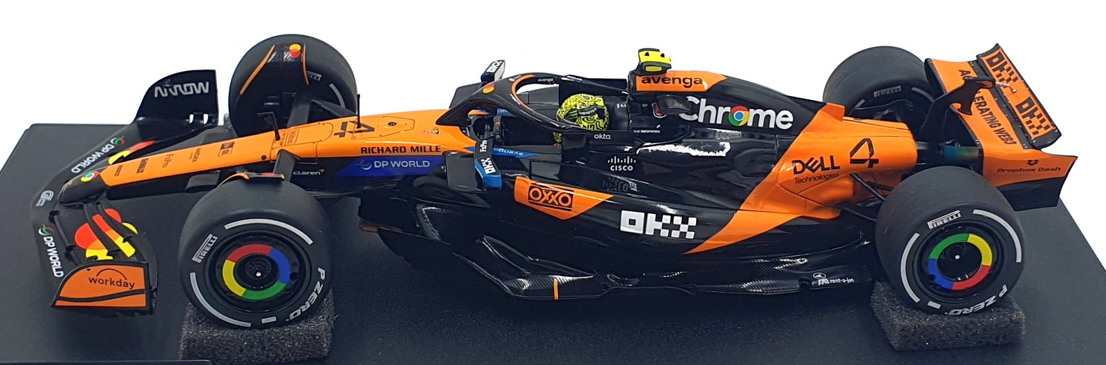 Solido 1/18 Scale S1818703 - 2025 McLaren MCL39 #4 Monaco GP - Norris