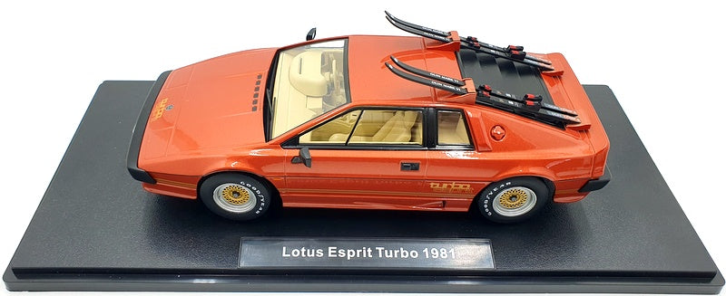 KK Scale 1/18 Scale KKDC181192 - Lotus Esprit Turbo 1981 With Ski's - Copper