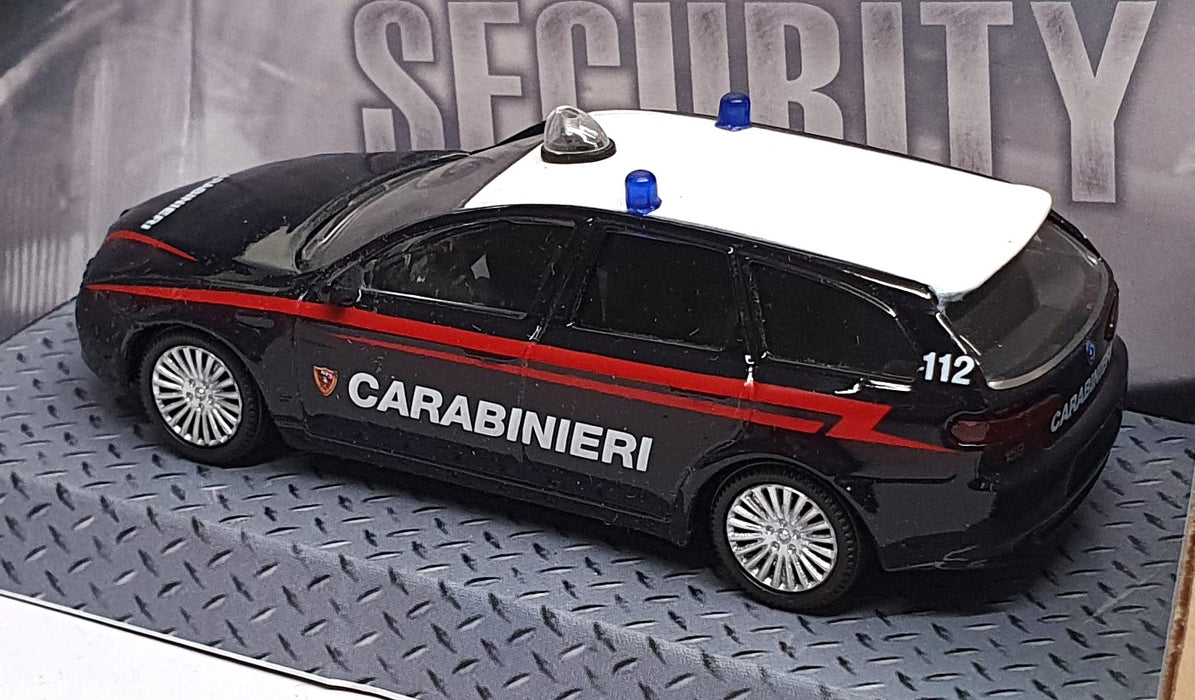 Mondo Motors 1/43 Scale MM07G - Alfa Romeo Carabinieri Police - Black White