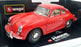 Burago 1/18 Scale 3021 - Porsche 356B Coupe 1961 - Red
