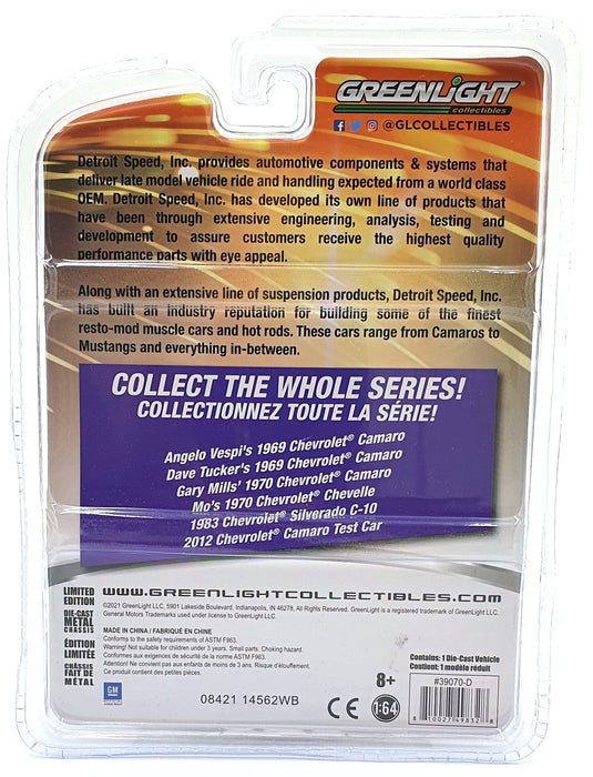 Greenlight 1/64 Scale 39070-D - 1970 Chevrolet Chevelle Mo's - Black Red