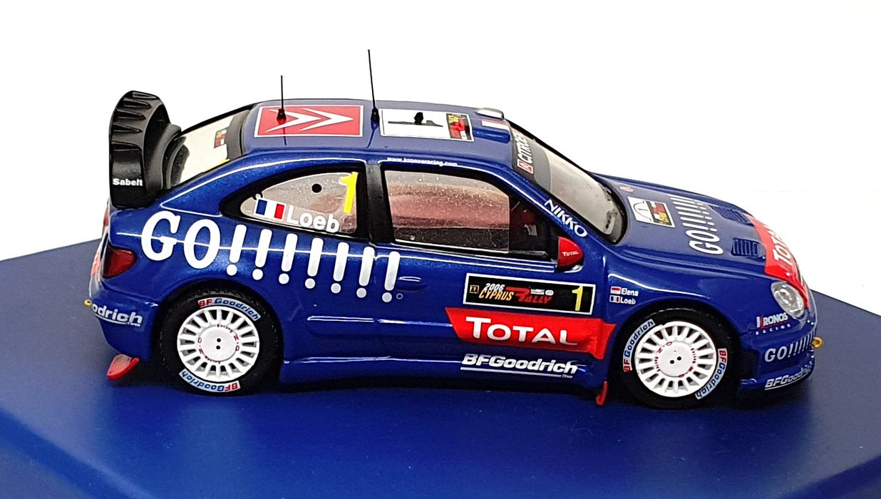 Ixo 1/43 Scale RAM270 - Citroen Xsara WRC #1 Winner Cyprus Rally 2006