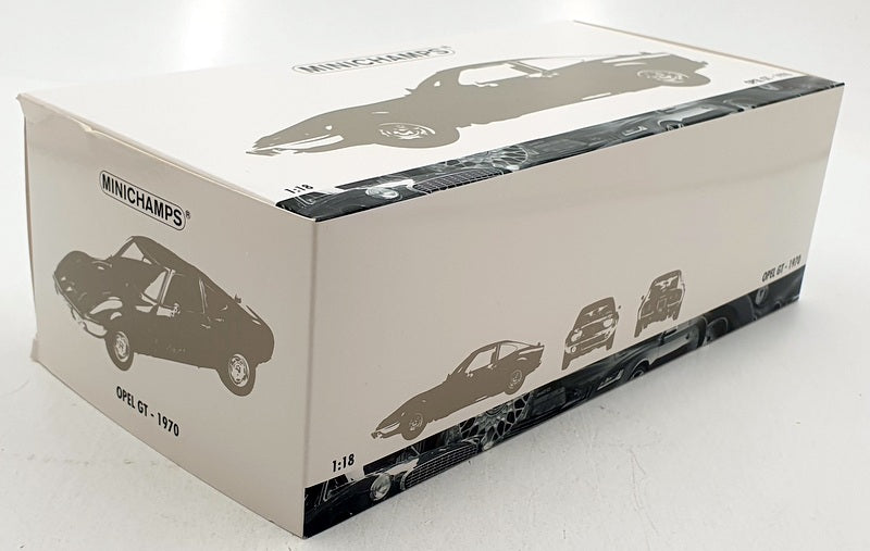 Minichamps 1/18 Scale Diecast 180 049032 - Opel GT 1972 - Yellow