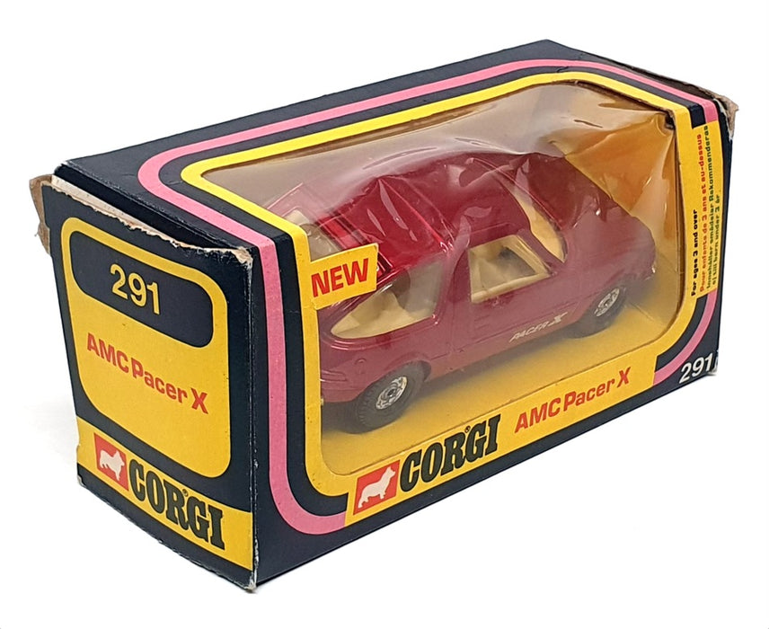 Corgi 11cm Long Original Diecast 291 - AMC Pacer X - Met Red