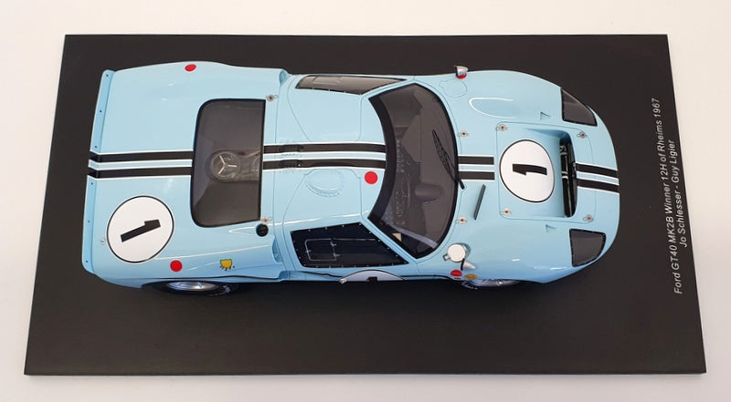 Spark 1/18 Scale Resin 18S470 - 1967 Ford GT40 Mk 2B #1 Winner 12H Rheims