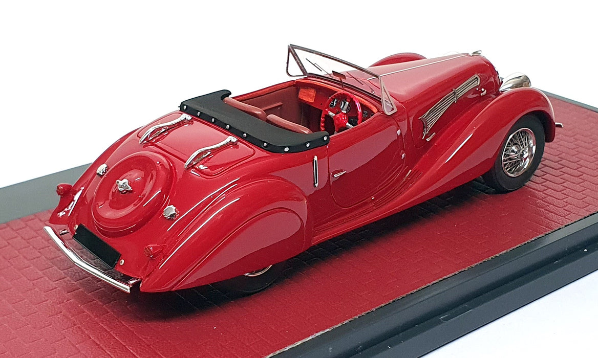 Matrix 1/43 Scale MX40408-031 - 1935 Delahaye 135MS Grand Sports - Red