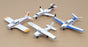 Daron Hot Wings Private Series 19202 - 4 Piece Aircraft Set - White