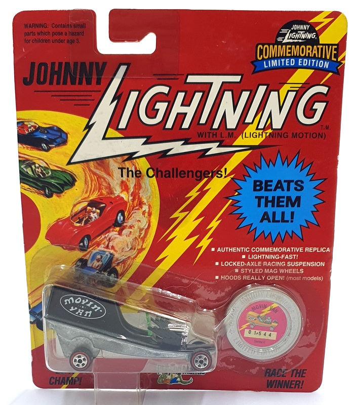 Johnny Lightning 1/64 Scale 100-150 - The Challengers Movin' Van - Black