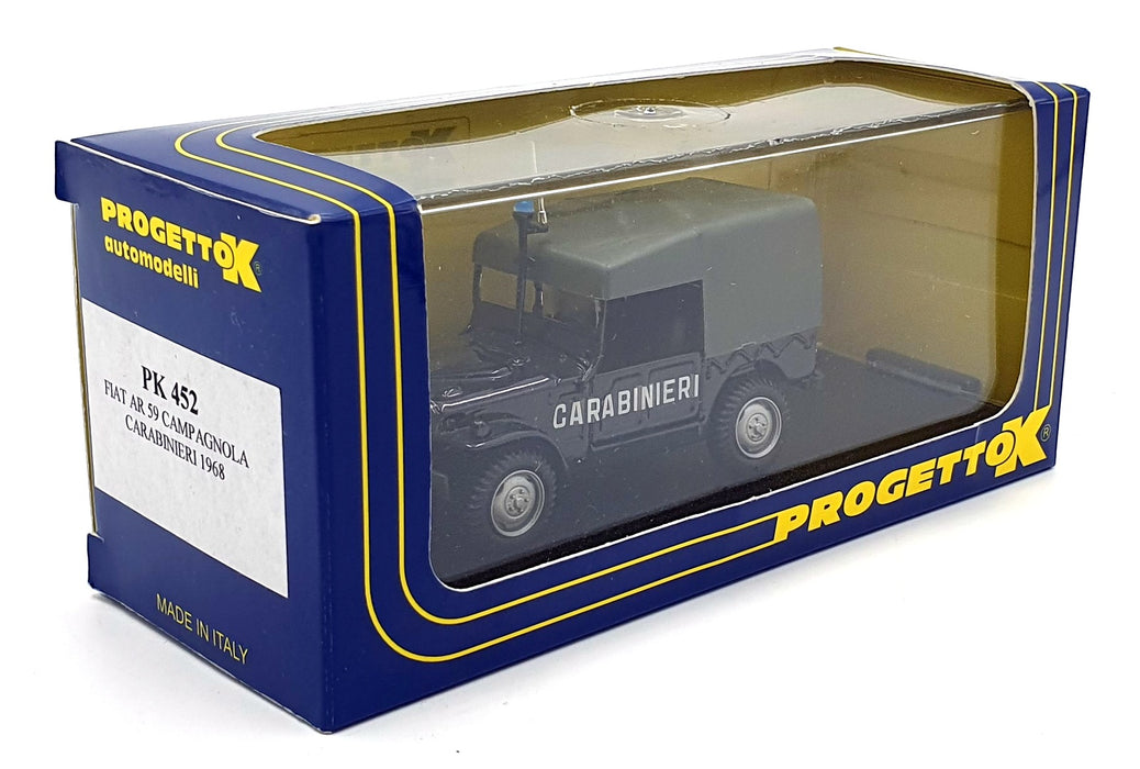 ProgettoK 1/43 Scale PK 452 - 1968 Fiat AR Campagnola Carabinieri - Blue