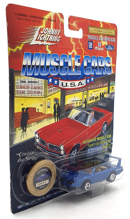 Johnny Lightning 1/64 Scale 200-120 Muscle Cars 1970 Plymouth Superbird - Blue