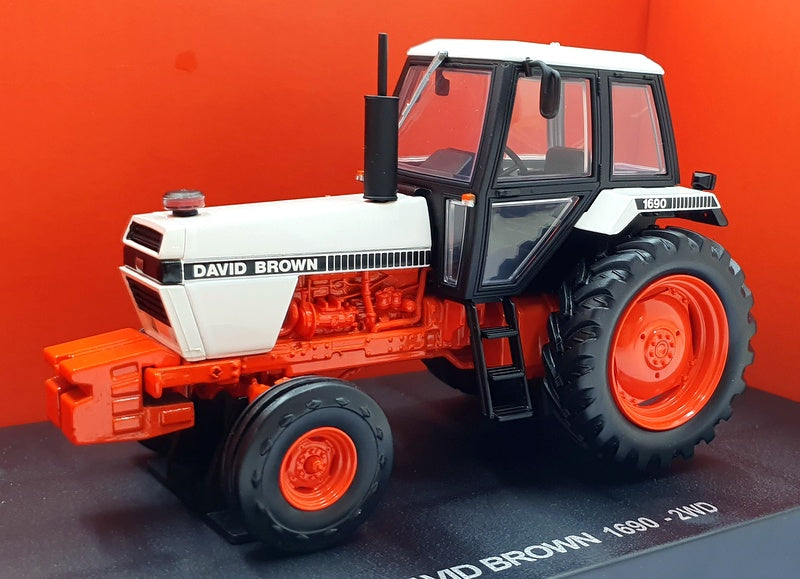 Universal Hobbies 1/32 Scale UH6754 - Case David Brown 1690 2WD - White/Orange