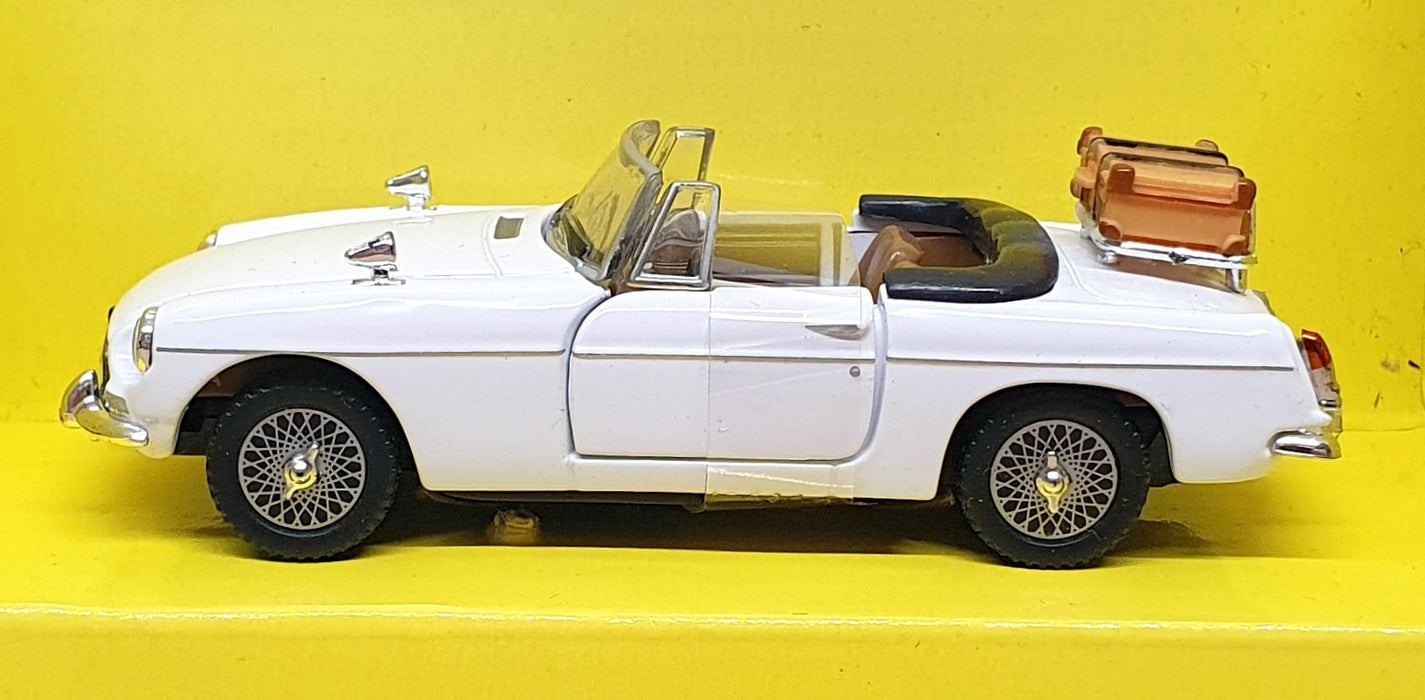 SMS 1/43 Scale Diecast 100170 - MG Convertible - White