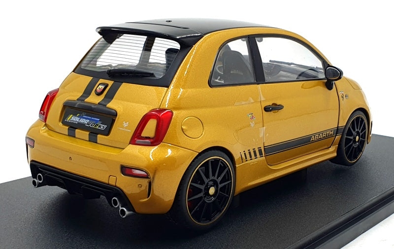 Solido 1/18 Scale S1811306 - 2024 Fiat F595 Abarth - Met. Yellow