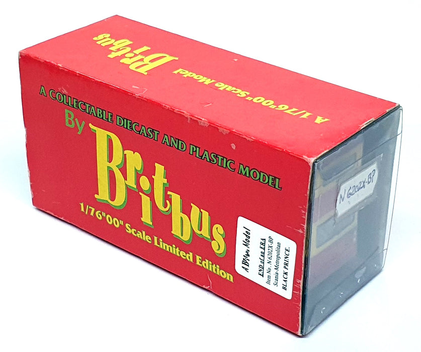 Britbus 1/76 Scale N 6202X-BP - Scania Metropolitan End Of An Era Black Prince