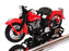 Maisto 1/18 Scale 39388 - 1948 Harley Davidson FL Panhead - Red