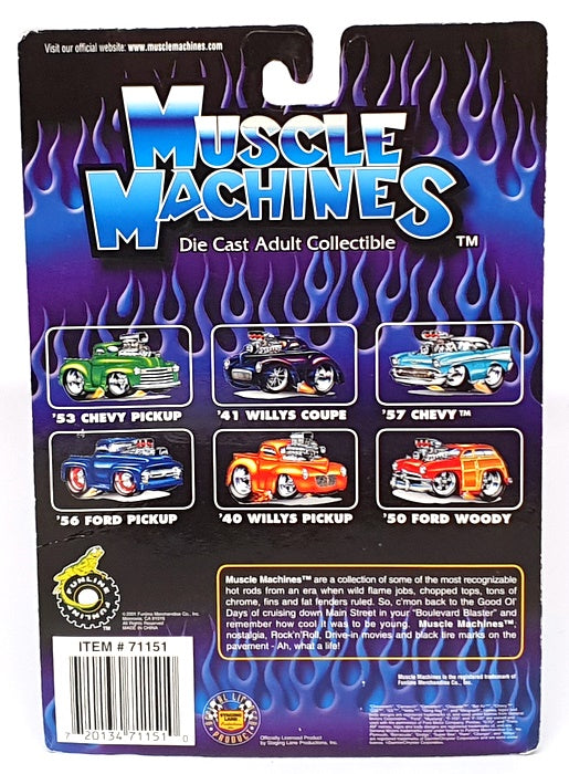 Muscle Machines 1/64 Scale 71151 01-95 - 1969 Chevrolet Chevelle Stars & Stripes