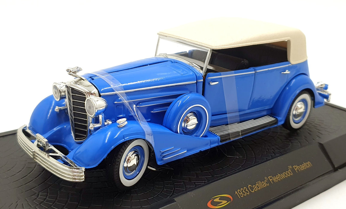 Signature Models 1/32 Scale 32367 - 1933 Cadillac Fleetwood Phaeton - Blue
