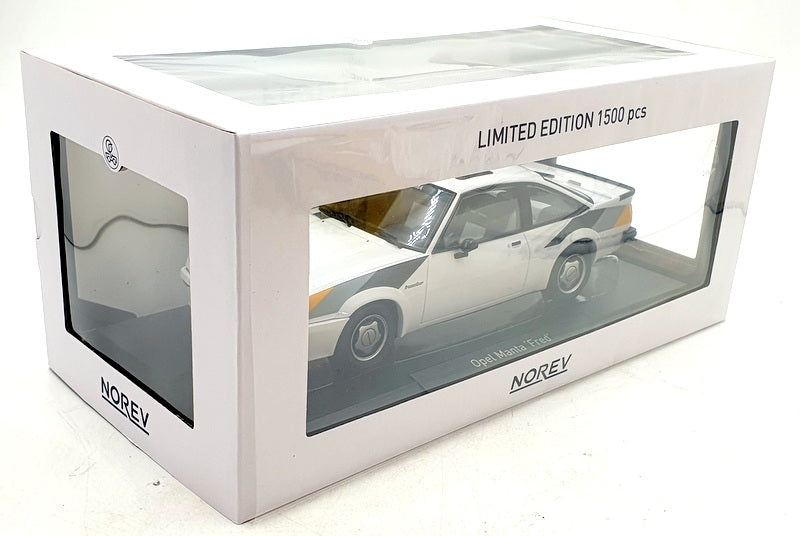 Norev 1/18 Scale Diecast 183306 - Opel Manta 'Fred' 1991 - White