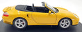 Maisto 1/18 Scale Diecast 31660 - Porsche 911 Turbo Cabriolet - Yellow
