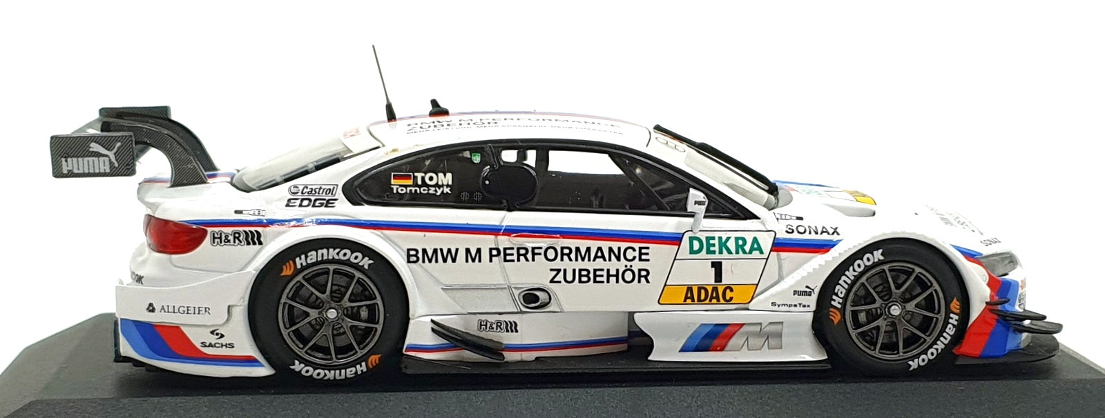 Minichamps 1/43 Scale 410 122201 - BMW M3 DTM (E92) #1 2012 - Tomczyk