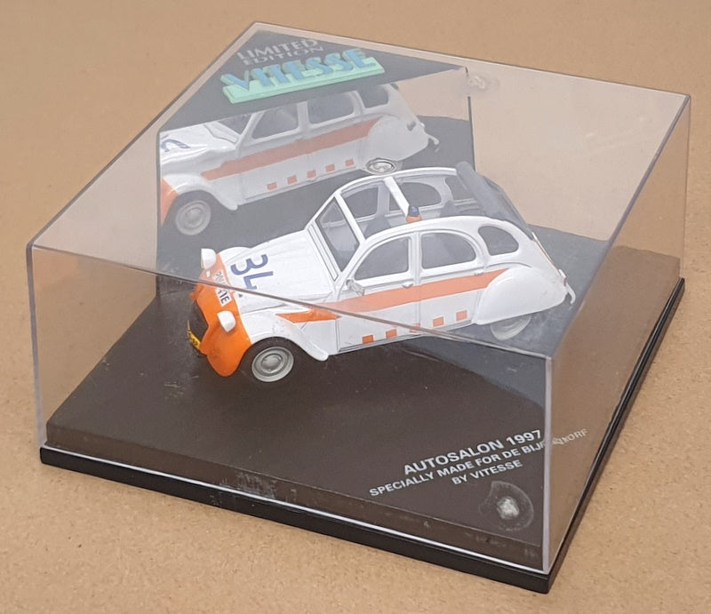 Vitesse 1/43 Scale Diecast 009H - Citroen 2CV Politie - White/Orange