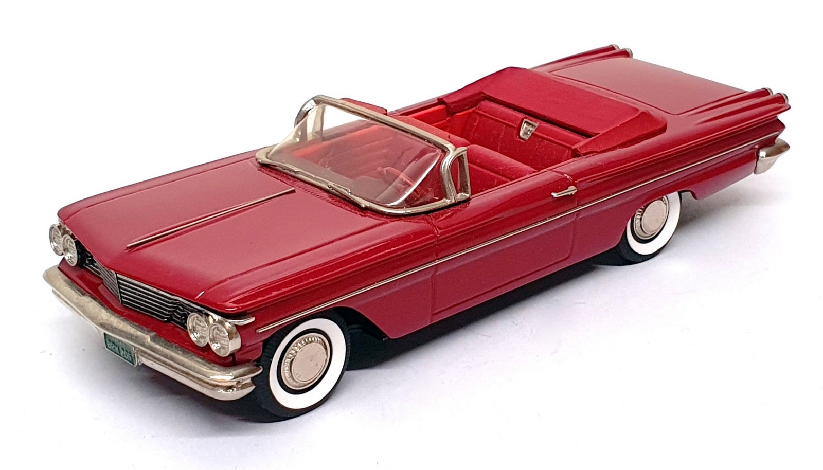Brooklin 1/43 Scale BRK205 - 1960 Pontiac Catalina Conv. - Coronado Red Poly
