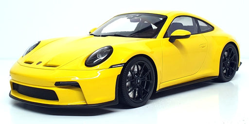 Minichamps 1/18 Scale 117 069021 - Porsche 911 GT3 Touring 2022 Yellow/BL Wheels