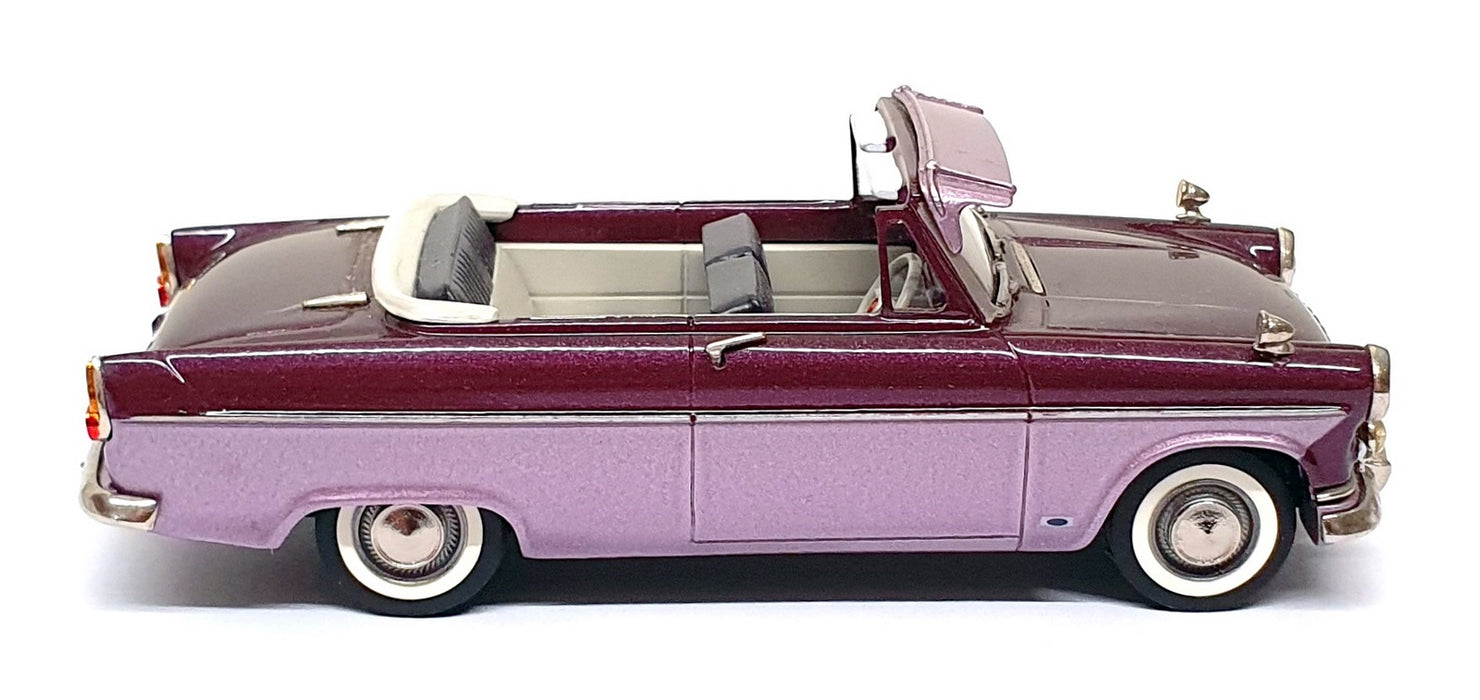 Crossway Models 1/43 Scale CC04 - Ford Consul Convertible Mk2 - Met. Amethyst