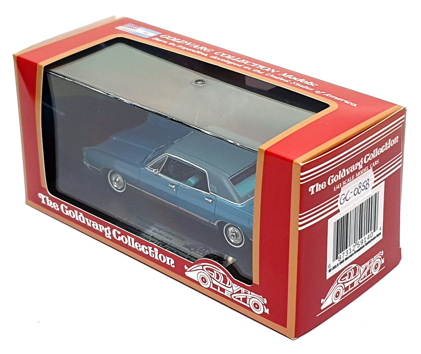 Goldvarg 1/43 Scale GC-085B - 1968 Mercury Brougham - Gulfstream Aqua