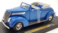 Road Legends 1/18 Scale Diecast 92238 - 1937 Ford Convertible - Blue