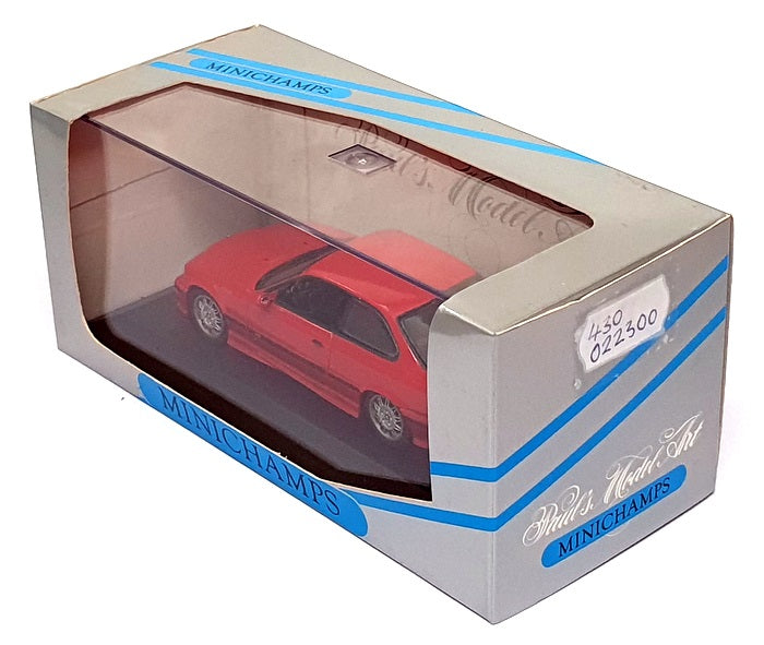 Minichamps 1/43 Scale 430022300 - 1992 BMW 3 Series M3 Coupe - Red