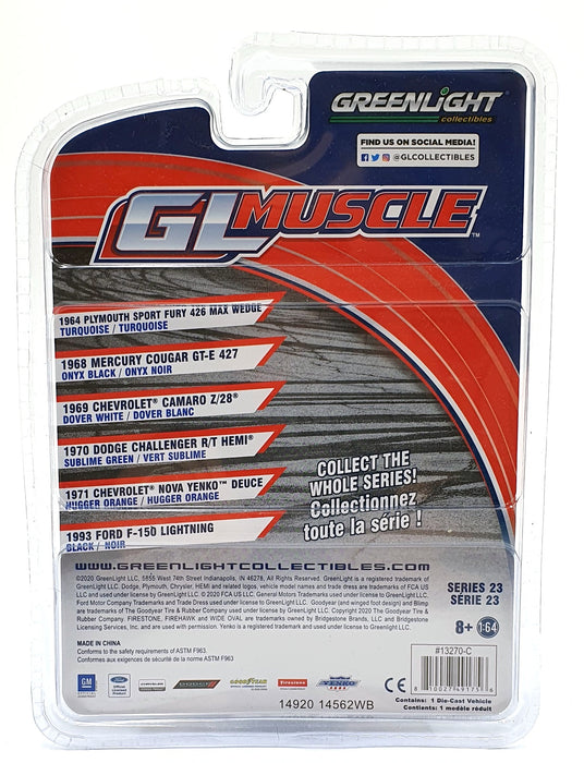 Greenlight 1/64 Scale 13270-C - 1969 Chevrolet Camaro Z/28 - White