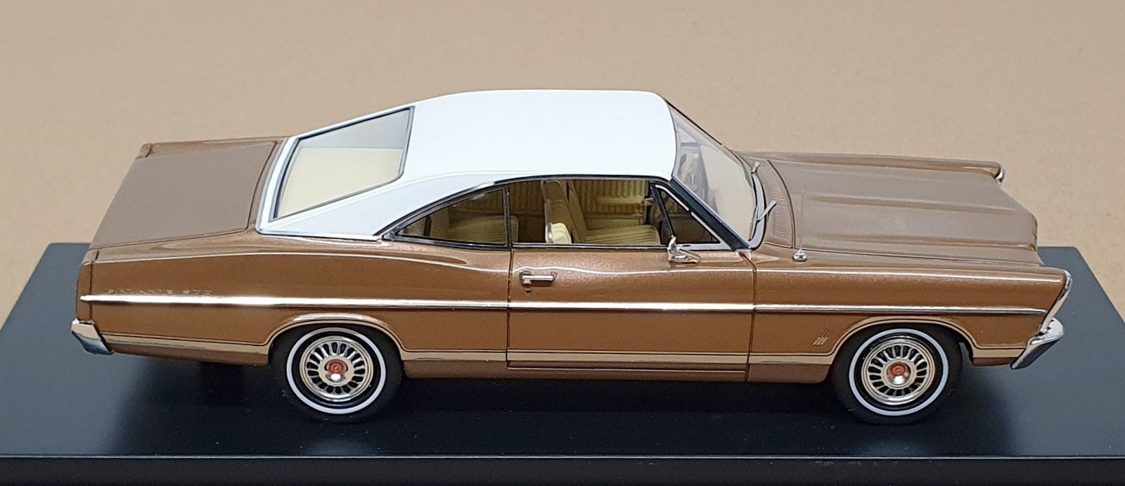 Goldvarg 1/43 Scale GC-079B - 1967 Ford Galaxie - Burnt Amber Poly
