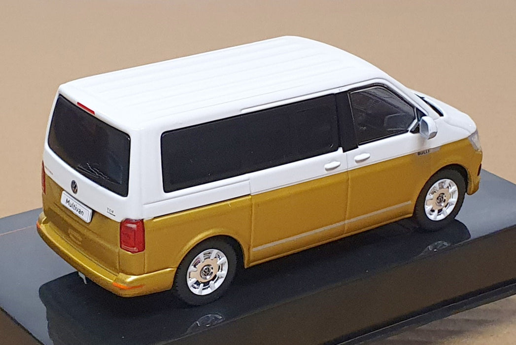 Ixo Models 1/43 Scale CLC351N - 2017 VW Volkswagen Multivan - White/Gold