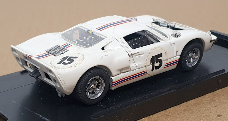 Bang 1/43 Scale Diecast 456 - Ford GT40 #15 Le Mans 1966 - White