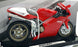 New Ray 1/12 Scale Diecast 43693A - Ducati 998s Motorbike - Red