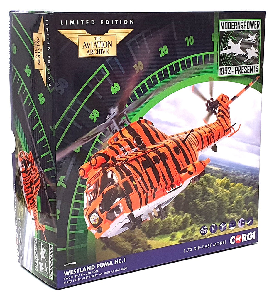 Corgi 1/72 Scale AA27006 - Westland Puma HC.1 XW231 RAF 230 Sq. 2005
