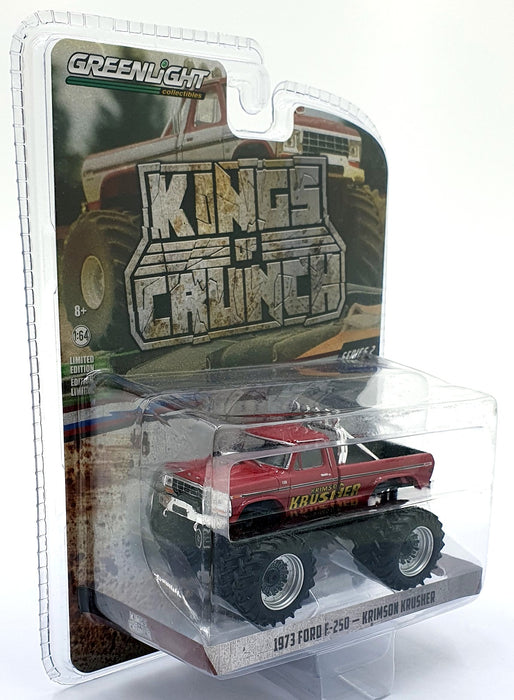 Greenlight 1/64 Scale 49020-A - 1973 Ford F-250 Krimson Krusher - Red